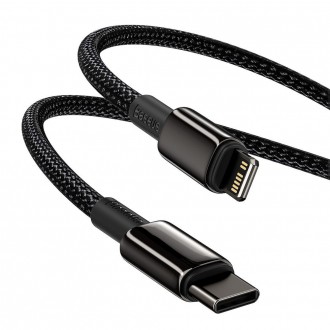 Baseus USB Type C cable - Lightning Fast Charging Power Delivery 20 W 2 m black (CATLWJ-A01)