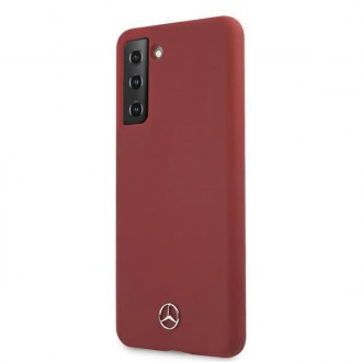 Mercedes MEHCS21MSILRE S21+ G996 czerwony/red hardcase Silicone Line