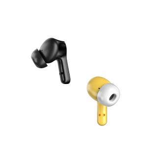 Dudao in-ear wireless headphones TWS Bluetooth 5.2 yellow (U16H-yellow)