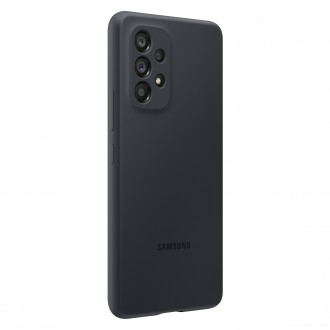 Gumový silikonový kryt Samsung Silicone Cover pro Samsung Galaxy A53 černý (EF-PA536TBEGWW)
