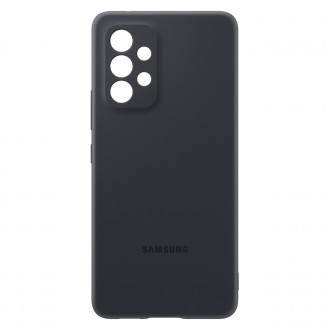 Gumový silikonový kryt Samsung Silicone Cover pro Samsung Galaxy A53 černý (EF-PA536TBEGWW)