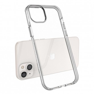 Silikonové pouzdro Spring Case pro iPhone 14 Plus s rámečkem černé