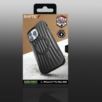 Raptic X-Doria Clutch Case iPhone 14 Pro Max with MagSafe back cover black