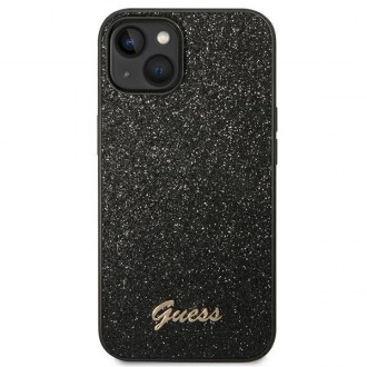 Guess GUHCP14MHGGSHK iPhone 14 Plus 6,7" czarny/black hard case Glitter Script