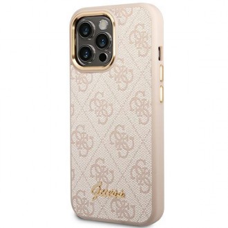 Guess GUHCP14XHG4SHP iPhone 14 Pro Max 6.7 &quot;pink / pink hard case 4G Vintage Gold Logo