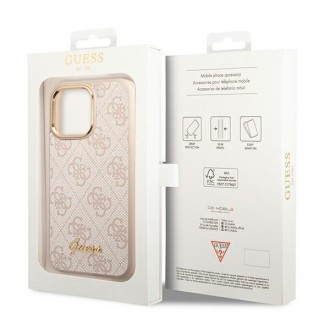 Guess GUHCP14XHG4SHP iPhone 14 Pro Max 6.7 &quot;pink / pink hard case 4G Vintage Gold Logo