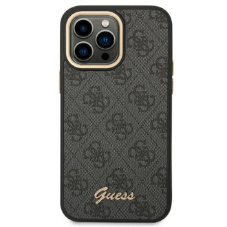 Guess GUHCP14XHG4SHK iPhone 14 Pro Max 6.7 &quot;black / black hard case 4G Vintage Gold Logo