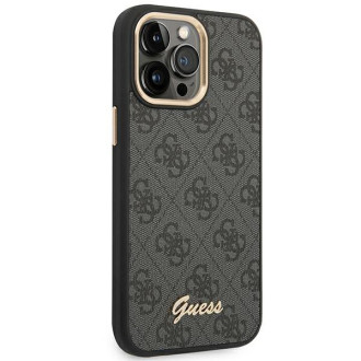 Guess GUHCP14XHG4SHK iPhone 14 Pro Max 6.7 &quot;black / black hard case 4G Vintage Gold Logo