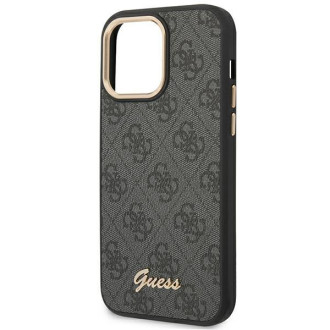 Guess GUHCP14XHG4SHK iPhone 14 Pro Max 6.7 &quot;black / black hard case 4G Vintage Gold Logo