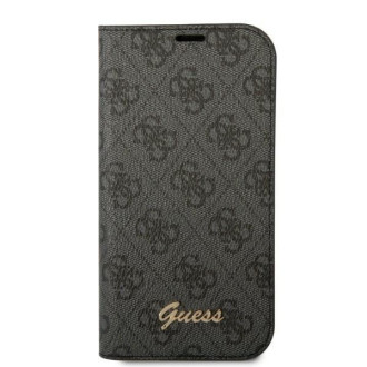 Guess GUBKP14LHG4SHK iPhone 14 Pro 6.1 &quot;black / black book 4G Vintage Gold Logo