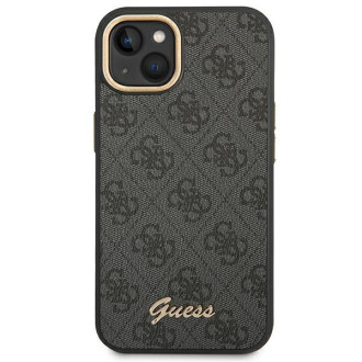 Guess GUHCP14SHG4SHK iPhone 14 6.1 &quot;black / black hard case 4G Vintage Gold Logo