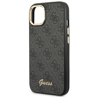 Guess GUHCP14SHG4SHK iPhone 14 6.1 &quot;black / black hard case 4G Vintage Gold Logo