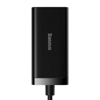 Baseus GaN3 Pro fast universal GaN charger 2 x USB Type C / 2x USB 100W PD3.0, QC4.0 +, AFC black (CCGP000101)