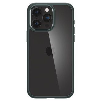 Pouzdro Spigen Ultra Hybrid pro iPhone 15 Pro Max - tmavě zelené