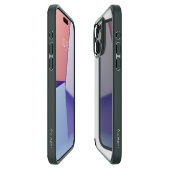 Pouzdro Spigen Ultra Hybrid pro iPhone 15 Pro Max - tmavě zelené