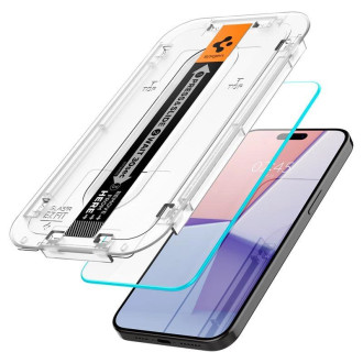 TEPELNÉ SKLO Spigen GLAS.TR &quot;EZ FIT&quot; 2 BALENÍ IPHONE 15 PRO MAX CLEAR