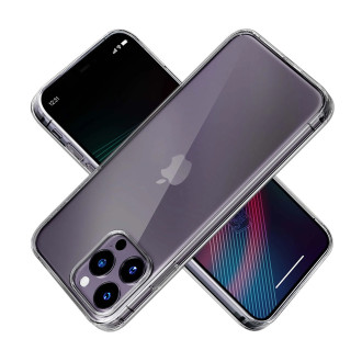 Silikonový obal na iPhone 14 Pro z řady 3mk Clear Case - průhledný