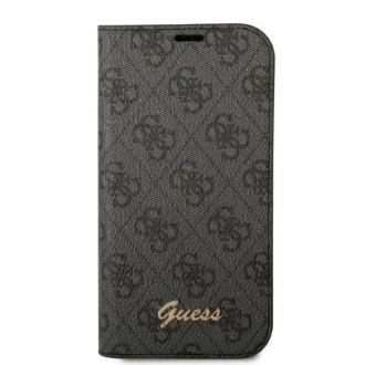 Guess GUBKP14SHG4SHK iPhone 14 6.1 &quot;black / black book 4G Vintage Gold Logo