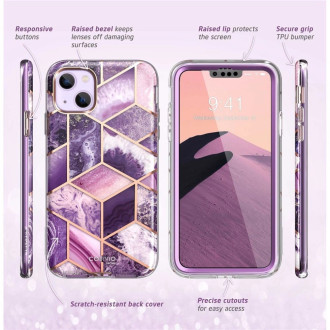 Supcase COSMO IPHONE 14 PLUS MARBLE PURPLE