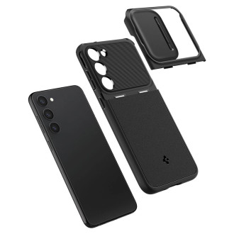 Spigen OPTIK ARMOR GALAXY S23 BLACK