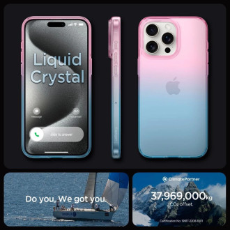 Spigen LIQUID CRYSTAL IPHONE 15 PRO GRADATION RŮŽOVÝ