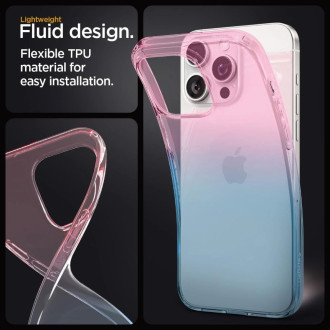 Spigen LIQUID CRYSTAL IPHONE 15 PRO GRADATION RŮŽOVÝ