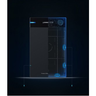 [ON RETURN] Ugreen HDD bay SATA 3.5 ´´ drive USB 3.0 black (50422)