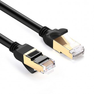 Ugreen cable internet network cable Ethernet patchcord RJ45 Cat 7 STP LAN 10Gbps 2m black (11269)